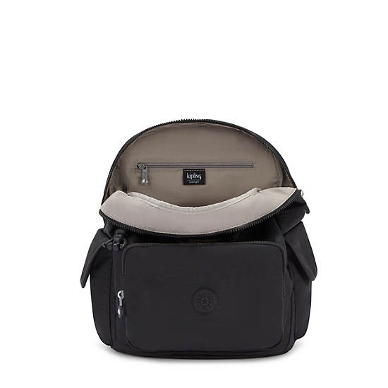 Kipling City Pack Backpacks Black Noir | CA 1523OK